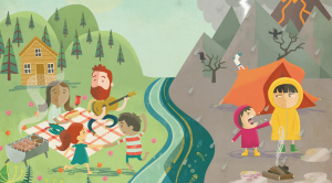 The pros and cons of camping